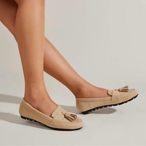 Tan Women’s suede Loafers